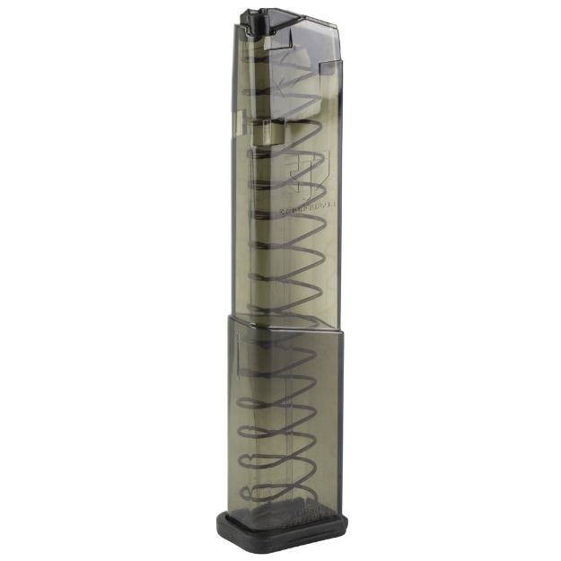 Picture of Elite Tactical Systems Group Magazine  9MM  19 Rounds  For Glock 43X  Carbon Smoke SMK-GLK-43X-19