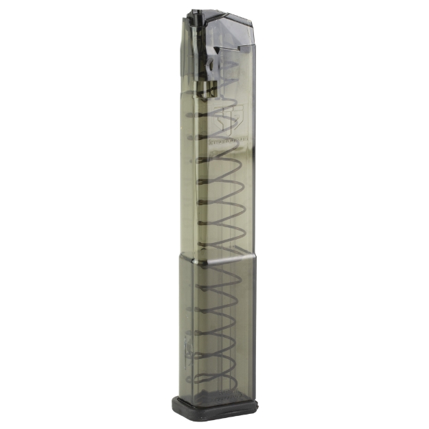 Picture of Elite Tactical Systems Group Magazine  9MM  32 Rounds  For Glock 17/19/26  Carbon Smoke SMK-GLK-18G2