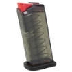 Picture of Elite Tactical Systems Group Magazine  9MM  7 Rounds  For Glock 43  Carbon Smoke SMK-GLK-43