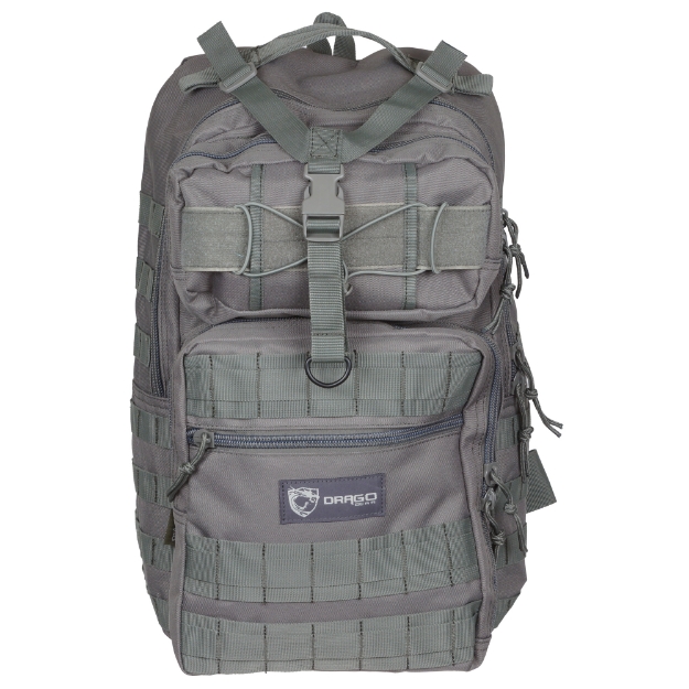 Picture of Drago Gear Atlus Backpack  600 Polyester  19"x11"x10"  Gray 14-308GY