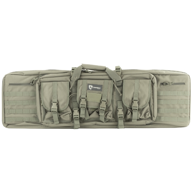 Picture of Drago Gear Double Gun Case  Dbl Rfl Cs  Seal Grey  600D Polyester  42" 12-323GY