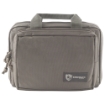 Picture of Drago Gear Double Pistol Case  5 Internal Magazine Holders  6005 Polyster  Seal Gray 12-315GY