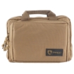 Picture of Drago Gear Double Pistol Case  5 Internal Magazine Holders  600D Polyester  Tan 12-315TN