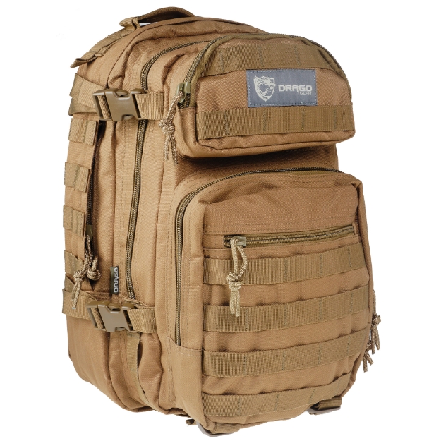 Picture of Drago Gear Scout Backpack  16"x10"x10"  Tan 14-305TN