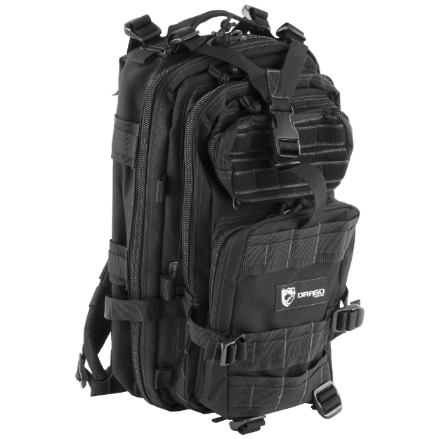 Picture of Drago Gear Tracker Backpack  18"x11"x11"  Black 14-301BL