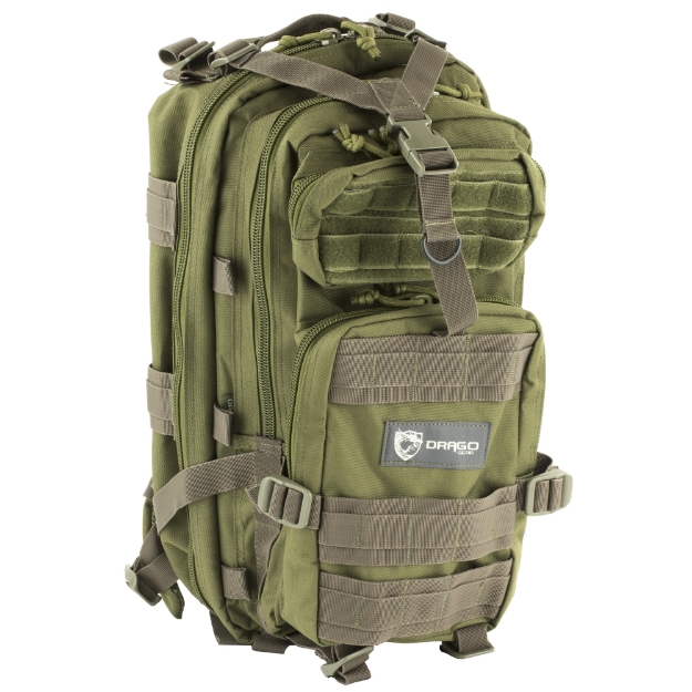 Picture of Drago Gear Tracker Backpack  18"x11"x11"  OD Green 14-301GR