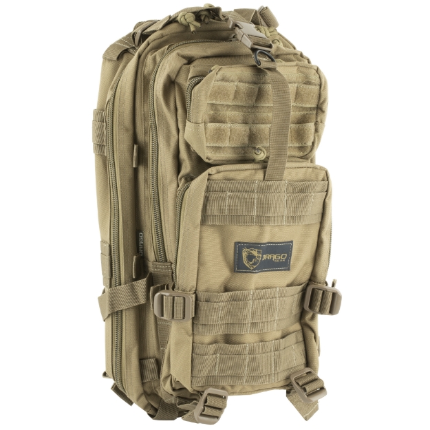 Picture of Drago Gear Tracker Backpack  18"x11"x11"  Tan 14-301TN