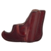 Picture of Don Hume 001 Front Pocket Holster  Fits Seecamp  Ambidextrous  Brown Leather J100235R