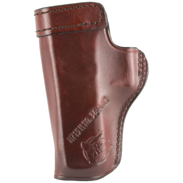 Picture of Don Hume H715M Clip-On Holster  Inside The Pant  Fits Glock 17/31  Right Hand  Brown Leather J167100R