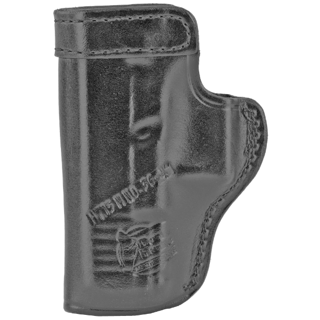 Picture of Don Hume H715M Clip-On Holster  Inside The Pant  Fits Glock 19  Right Hand  Black Leather J168740R