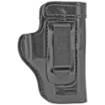 Picture of Don Hume H715M Clip-On Holster  Inside The Pant  Fits Glock 19  Right Hand  Black Leather J168740R