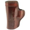 Picture of Don Hume H715M Clip-On Holster  Inside The Pant  Fits Glock 19  Right Hand  Brown Leather J168036R