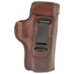 Picture of Don Hume H715M Clip-On Holster  Inside The Pant  Fits Glock 20/21  Right Hand  Brown Leather J168100R