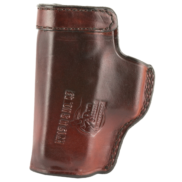 Picture of Don Hume H715-M Clip-On Holster  Inside the Pant  Fits Glock 43/43X  Right Hand  Brown Leather J169190R