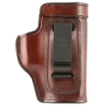 Picture of Don Hume H715-M Clip-On Holster  Inside the Pant  Fits Glock 43/43X  Right Hand  Brown Leather J169190R