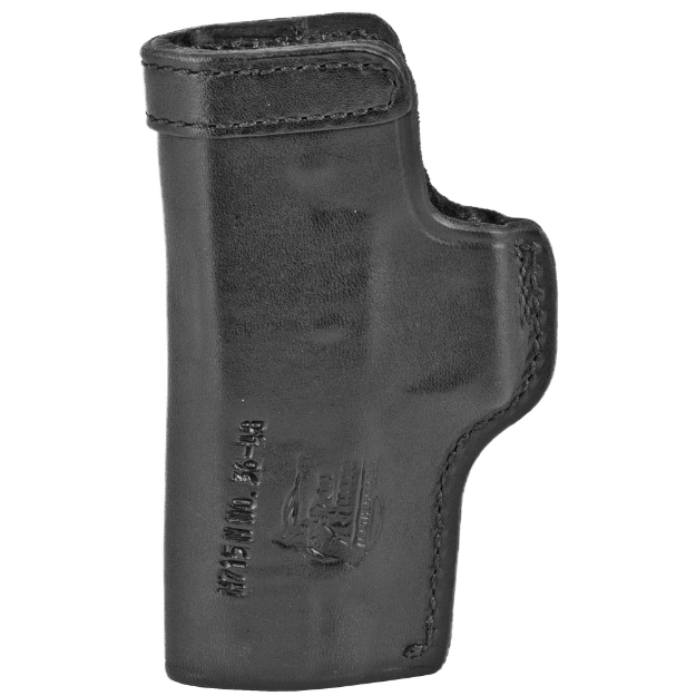Picture of Don Hume H715-M Clip-On Holster  Inside The Pant  Fits Glock 48  Right Hand  Black Leather J168502R