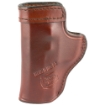 Picture of Don Hume H715M Clip-On Holster  Inside The Pant  Fits S&W 908  Right Hand  Brown Leather J168033R
