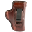 Picture of Don Hume H715M Clip-On Holster  Inside The Pant  Fits S&W 908  Right Hand  Brown Leather J168033R