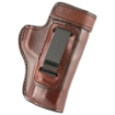 Picture of Don Hume H715M Clip-On Holster  Inside The Pant  Fits S&W M&P.40 Caliber  Right Hand  Brown Leather J168213R