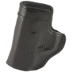 Picture of Don Hume H715-M Clip-On Holster  Inside the Pant  Fits S&WM&P Shield  Right Hand  Black Leather J167200R