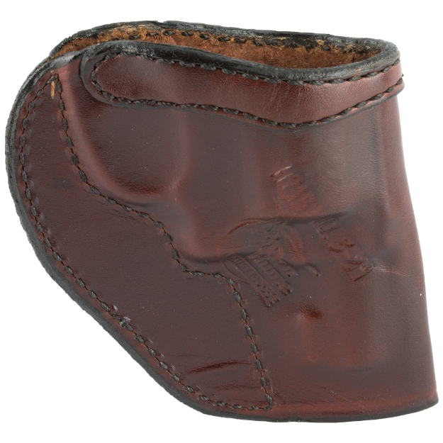 Picture of Don Hume H715M Clip-On Holster  Inside The Pant  Fits Taurus 85  SW J Frame  Left Hand  Brown Leather J168050L