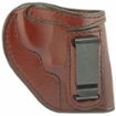 Picture of Don Hume H715M Clip-On Holster  Inside The Pant  Fits Taurus 85  SW J Frame  Right Hand  Brown Leather J168050R