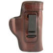 Picture of Don Hume H715M Clip-On Holster  Inside The Pant  Fits XD With 4" Barrel/SIG SP2022  Right Hand  Brown Leather J168416R
