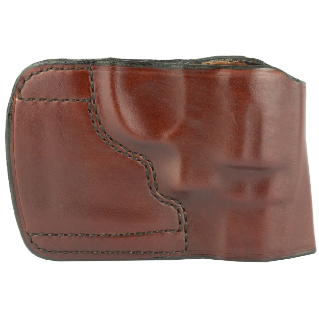 Picture of Don Hume JIT Slide Holster  Fits Medium Revolver  Right Hand  Brown Leather J968550R