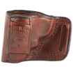 Picture of Don Hume JIT Slide Holster  Fits Taurus 85  S&W J Frame  Right Hand  Brown Leather J968600R