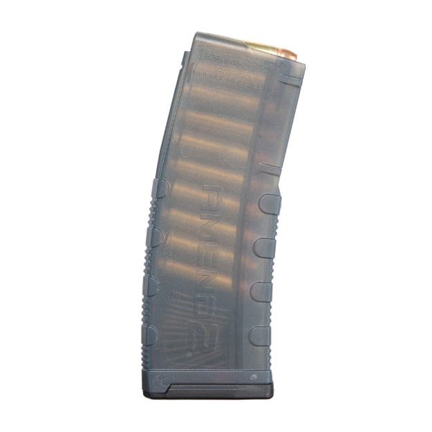 Picture of Amend2 Magazine  450 Bushmaster/50 Beowolf  10 Rounds  Fits AR Rifles  Polymer Construction  Translucent Smoke 458MODCSMK10