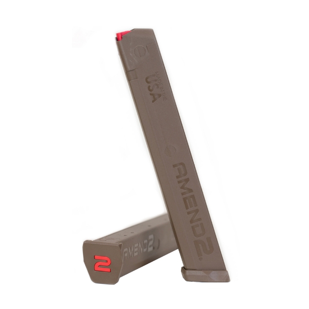 Picture of Amend2 Magazine  A2-Stick  9MM  34 Rounds  Flat Dark Earth  Glock 17/19/26 A2GLKSTICKFDE