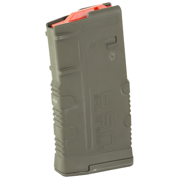 Picture of Amend2 Magazine  Mod 2  308 Winchester/762NATO  20 Rounds  Fits AR10/SR25 Pattern Rifles  Polymer Construction  Olive Drab Green 762MOD2ODG20