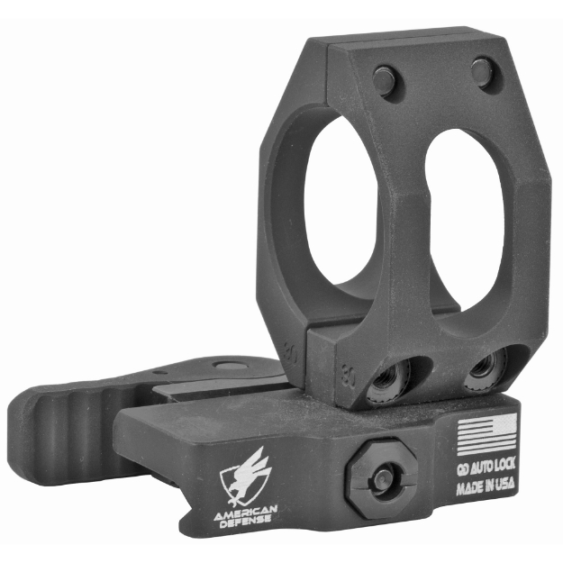 Picture of American Defense Mfg. AD-68H Mount  Quick Detach  Fits Aimpoint M68/CompM2/Pro  Low  Black AD-68-L-STD