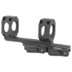 Picture of American Defense Mfg. AD-Recon Scope Mount  Dual Quick Detach   Vertical Spit Rings  2" Offset  30MM  Standard Height  TAC Aluminum Levers  Black AD-RECON-30-TAC