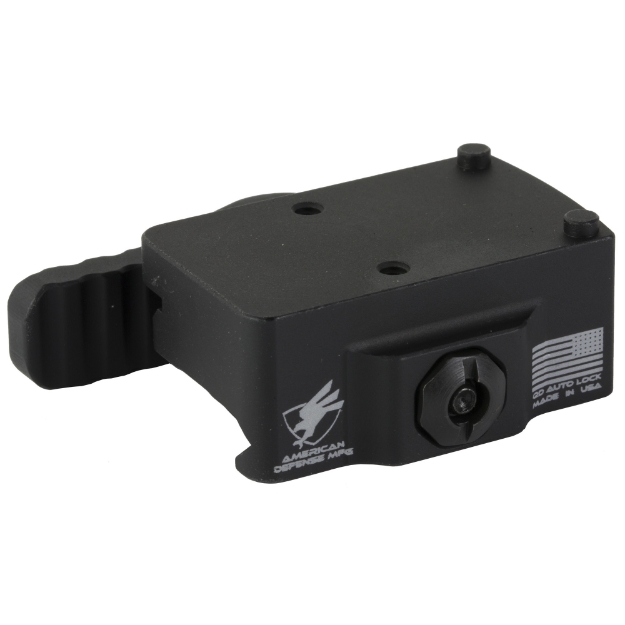 Picture of American Defense Mfg. Mount  Fits Trijicon RMR  Left Hand Lever  Lightweight  Quick Release  Black AD-RMR-LW-L-STD