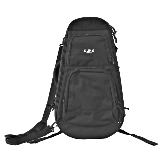 Picture of American Tactical Discrete AR Pistol Bag  13.7" X 4.7" X 25.5"  Flexible and Detachable Main Storage  Hidden Ambidextrous Handgun Pocket  Heavy Duty Detachable Buckles/Double Zippers  Black ATICTARPB
