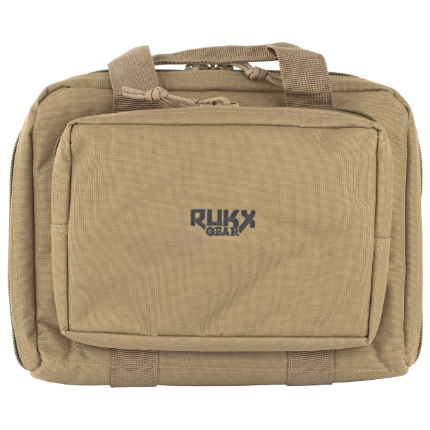 Picture of American Tactical Double Pistol Case  Tan ATICTDPCT