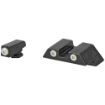 Picture of American Tactical Night Sights  For Glock Gen 1-4  Gen 5 (excluding MOS versions): 17/19/22/23/24/26/27/33/34/35/37/38/39/42/43  Green Lamps with White Rings ATINSGLOLF