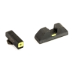 Picture of AmeriGlo CAP - Combative Application Pistol  Sight  Front/Rear  Fits Glock 42 and 43  Green Tritium Lime Green LumiLime Square Outline  Front with Lime Green LumiLime (Non-Tritium) Rear  Front/Rear GL-605