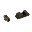 Picture of AmeriGlo Defoor  Sight  Fits Glock 42 and 43  Black Serrated Front  Black Rear  Front/Rear GT-532