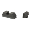 Picture of AmeriGlo Optic Compatible Sets for Glock  For Glock 43X and 48  Black Front and Rear  .220" Front and .295" Rear GL-453