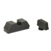 Picture of AmeriGlo Optic Compatible Sets for Glock  For Glock 43X and 48  Black Front and Rear  .220" Front and .295" Rear GL-453