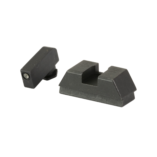 Picture of AmeriGlo Optic Compatible Sets for Glock  For Glock 43X/48 MOS  Green Tritium with Black Outline  Black Rear  .220" Front and .295" Rear GL-880