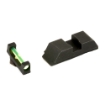 Picture of AmeriGlo Sight  Fits Glock 17 19 22 23 24 26 27 33 34 35 37 38 39  Green Fiber Front Black Rear GFT-114
