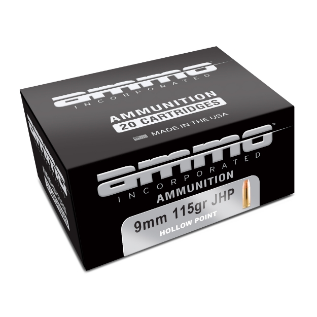 Picture of Ammo Inc Signature  9MM  115 Grains  Jacketed Hollow Point  20 Round Box 9115JHP-A20