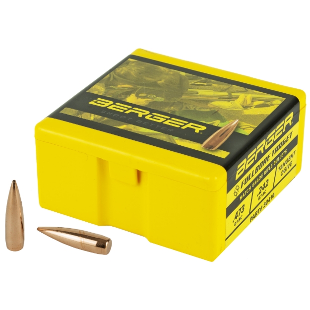 Picture of Berger Bullets BT Target  .308 Diameter  30 Caliber  155.5 Grain  Hollow Point Boat Tail  100 Count 30416