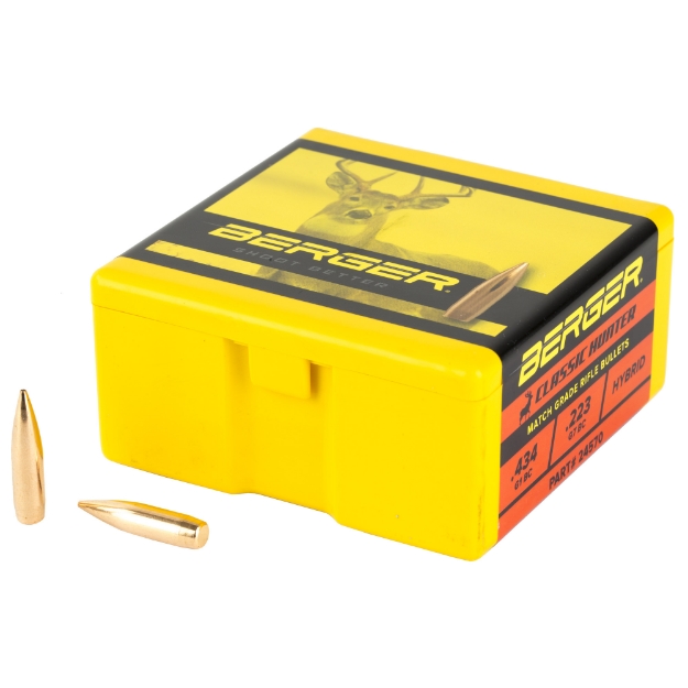 Picture of Berger Bullets Classic Hunter   .243 Diameter  6MM/243 Winchester  95 Grain  Boat Tail Hollow Point  100 CountLead and Copper  100 Count 24570