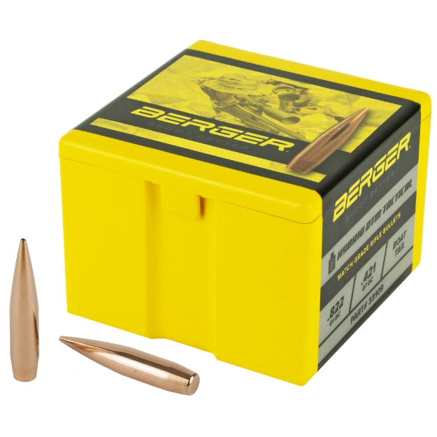 Picture of Berger Bullets Hybrid OTM Tactical  .338 Diameter  338 Caliber  300 Grain  Hollow Point Boat Tail  100 Count 33109