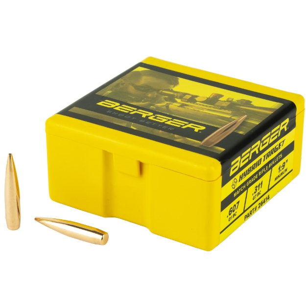 Picture of Berger Bullets Hybrid Target  .264 Diameter  6.5MM  140 Grain  Boat Tail Hollow Point  100 Count 26414