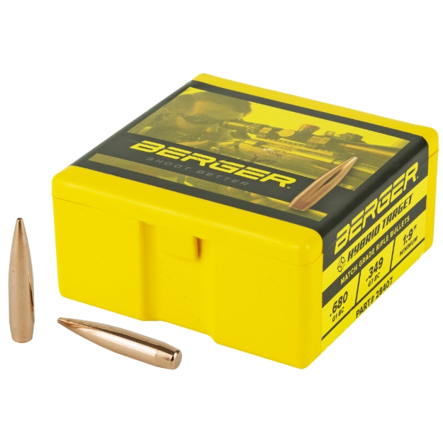 Picture of Berger Bullets Hybrid Target  .284 Diameter  7MM  180 Grain  Boat Tail Hollow Point  100 Count 28407